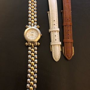 Anne Klein Watch with 2 additional bands